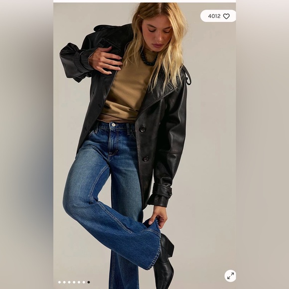 Free People We The Free West Coast Relaxed Flare Jeans. NWT. Humble - Picture 6 of 6